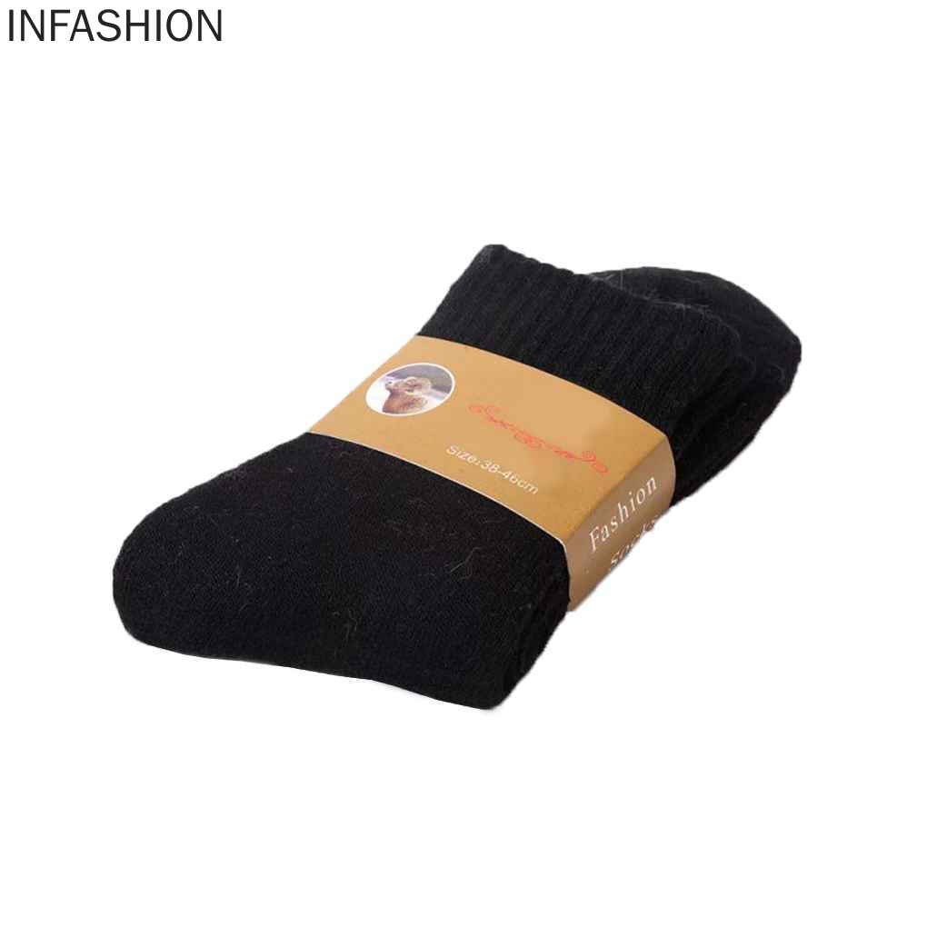 Vớ len cashmere mùa đông dày dặn cho nam chơi thể thao ngoài trời
