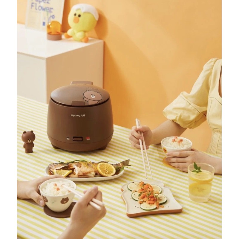 Nồi cơm điện JoYoung Line Friends 1.5L  NCD01 [CMART GIA DỤNG TIỆN ÍCH] | BigBuy360 - bigbuy360.vn