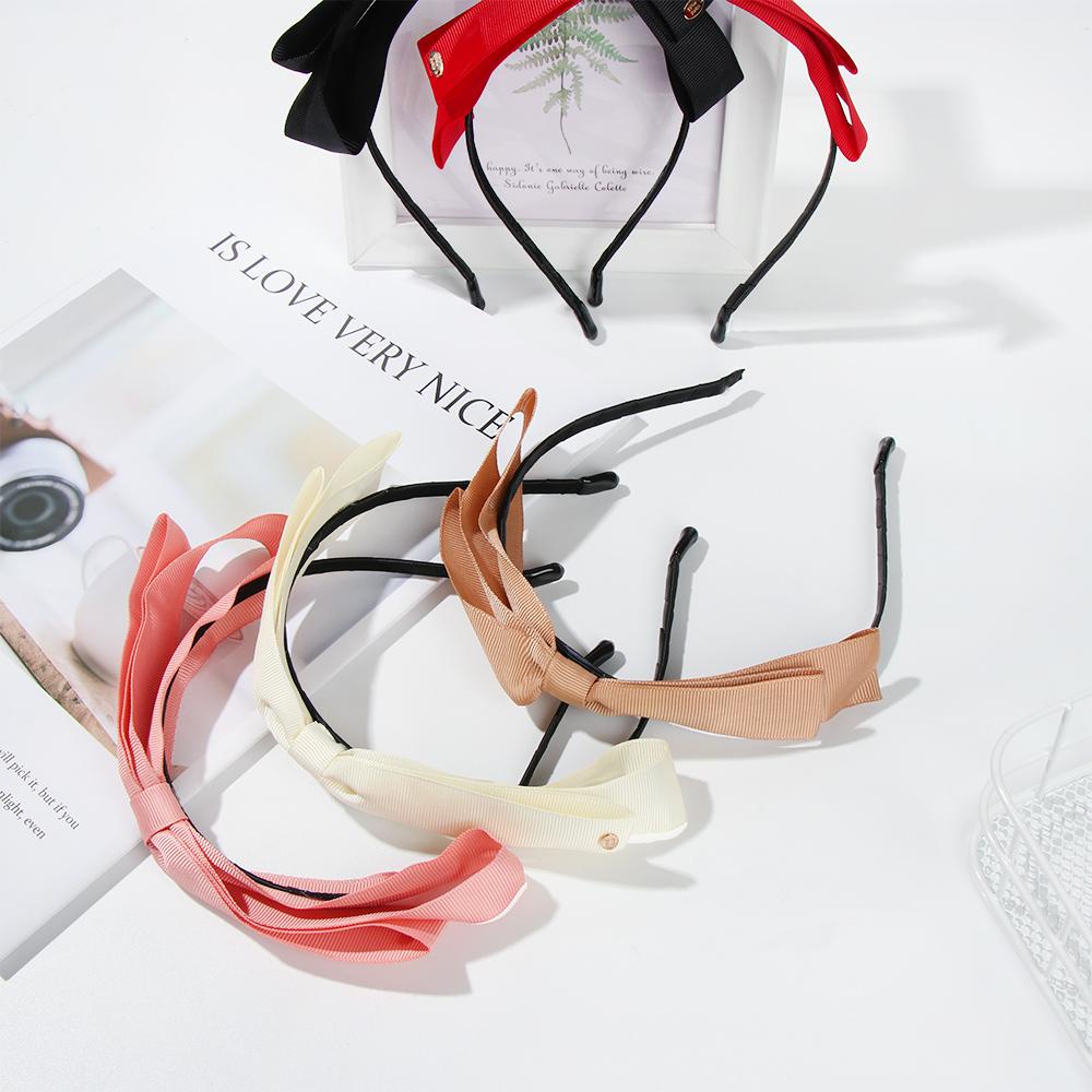 Băng Đô Cài Tóc Bản To Phong Cách Vintage Ngọt Ngào