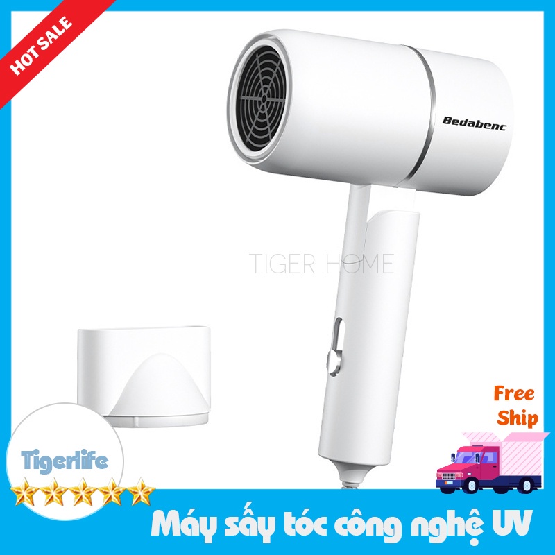Máy sấy tóc mini công nghệ UV Light mới giúp tóc mềm mượt và nhanh khô công xuất 1000w-1200w