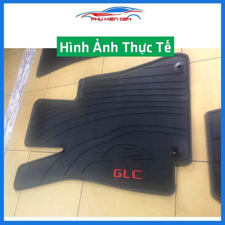 Thảm lót sàn cao su cho xe Mercedes GLC chuẩn theo xe chịu lực tốt