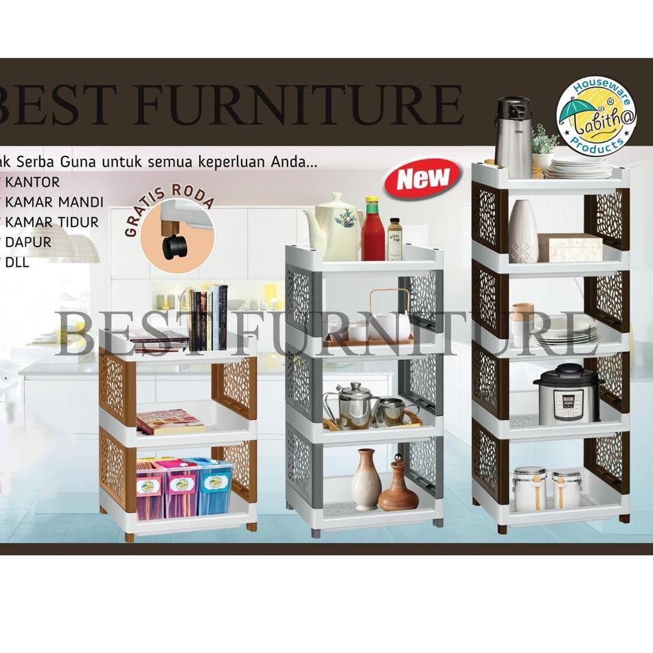Giá Nhựa Đựng Đồ Đa Năng Chống Thấm Nước Tiện Dụng | BigBuy360 - bigbuy360.vn