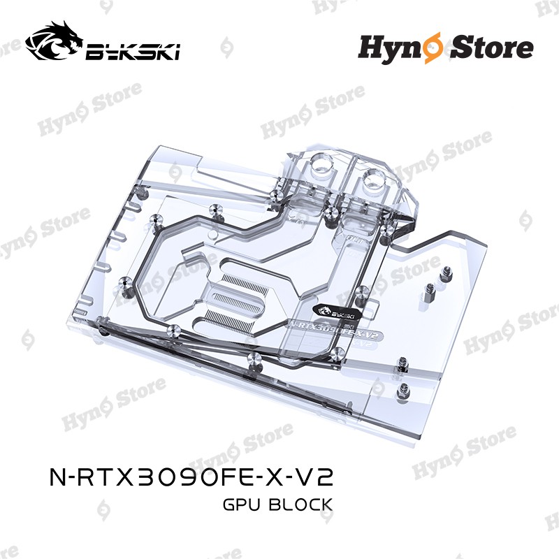 Block VGA Bykski cho card màn hình NVIDIA RTX3090 FOUNDERS EDITION Tản nhiệt nước custom - Hyno Store