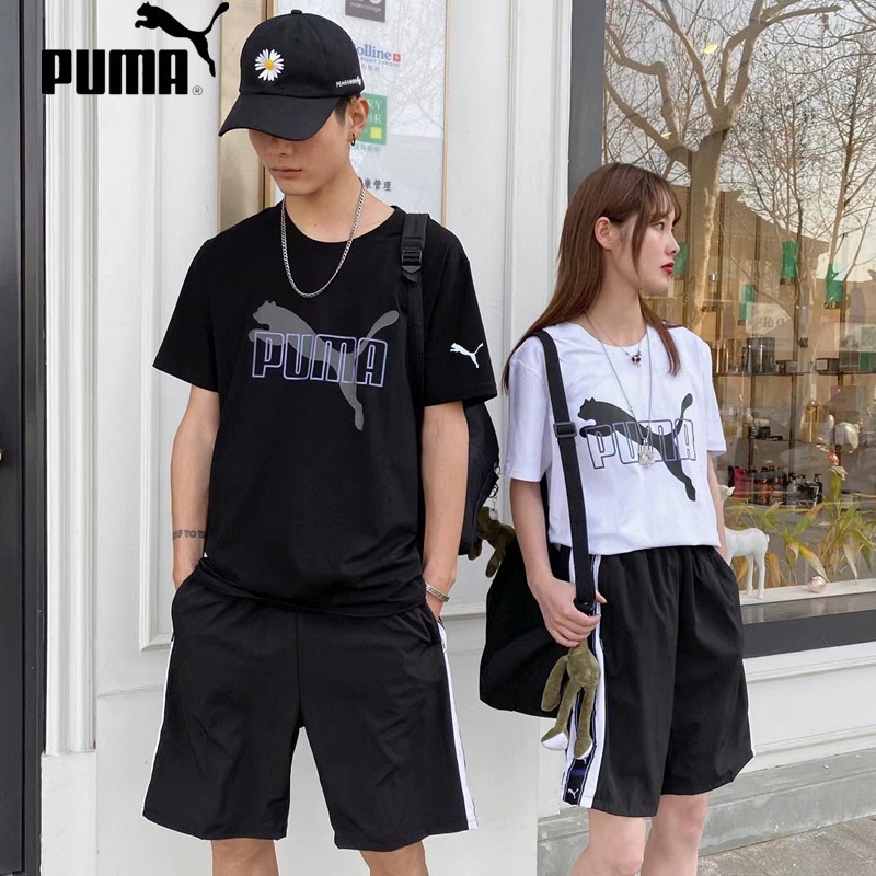 Áo Thun Thể Thao Puma 100% Chính Hãng Cổ Tròn Thoải Mái Cho Nam Và Nữ
