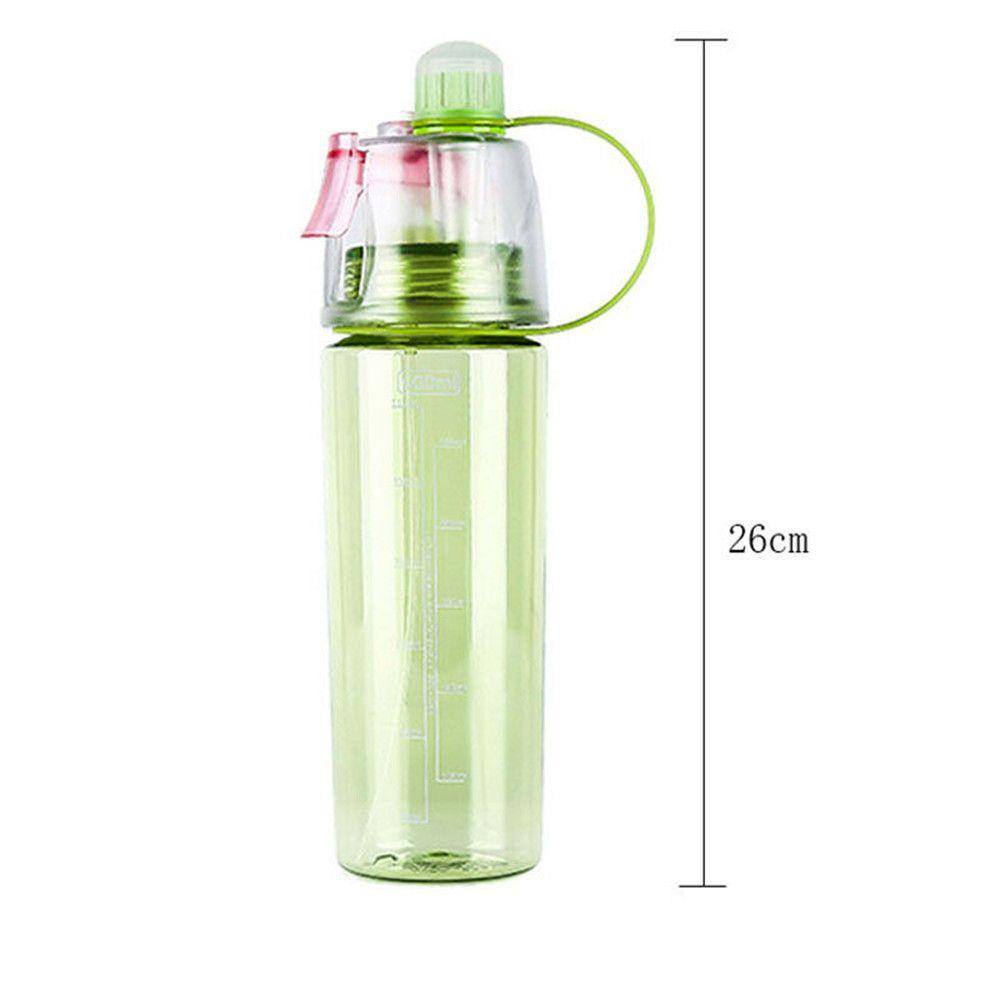 BEAUTY Bình Nước Nhựa 600ML Kèm Ống Hút
