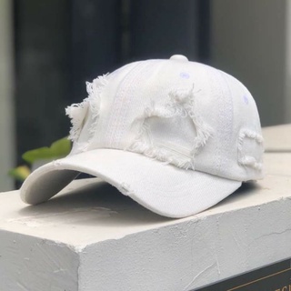 Nón lưỡi trai jean rách