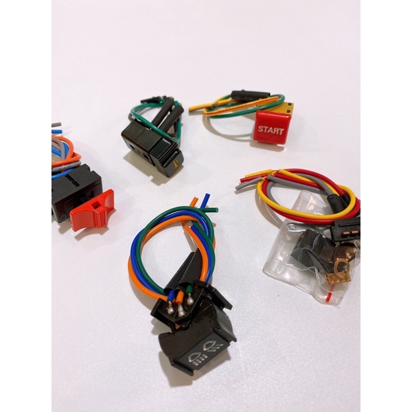 Full bộ nút công tắc xe Dream Đề, kèn, xinhan, mởđèn, cosfa hàng Công ty