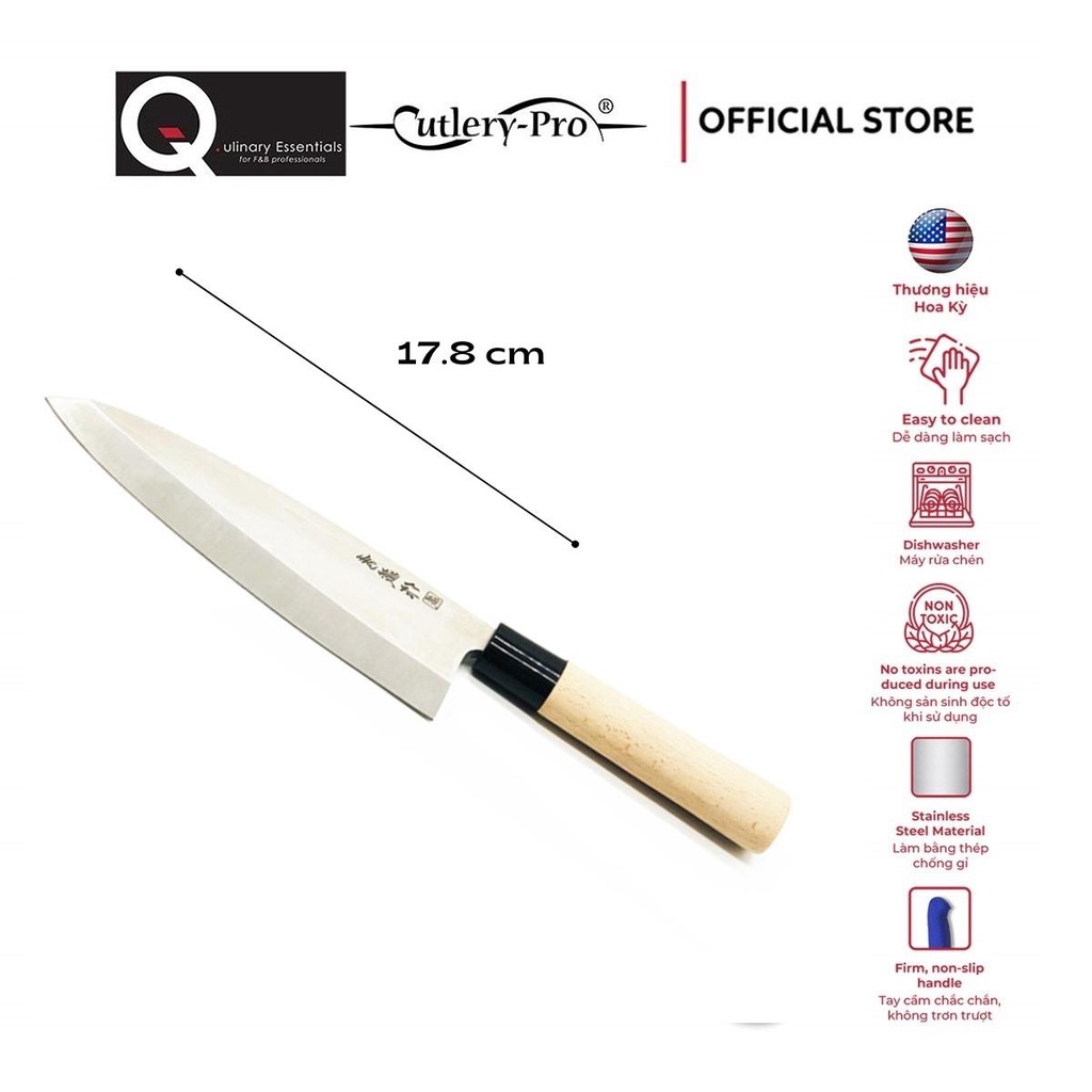 Dao Nhật Deba Cutlery-Pro 178Mm