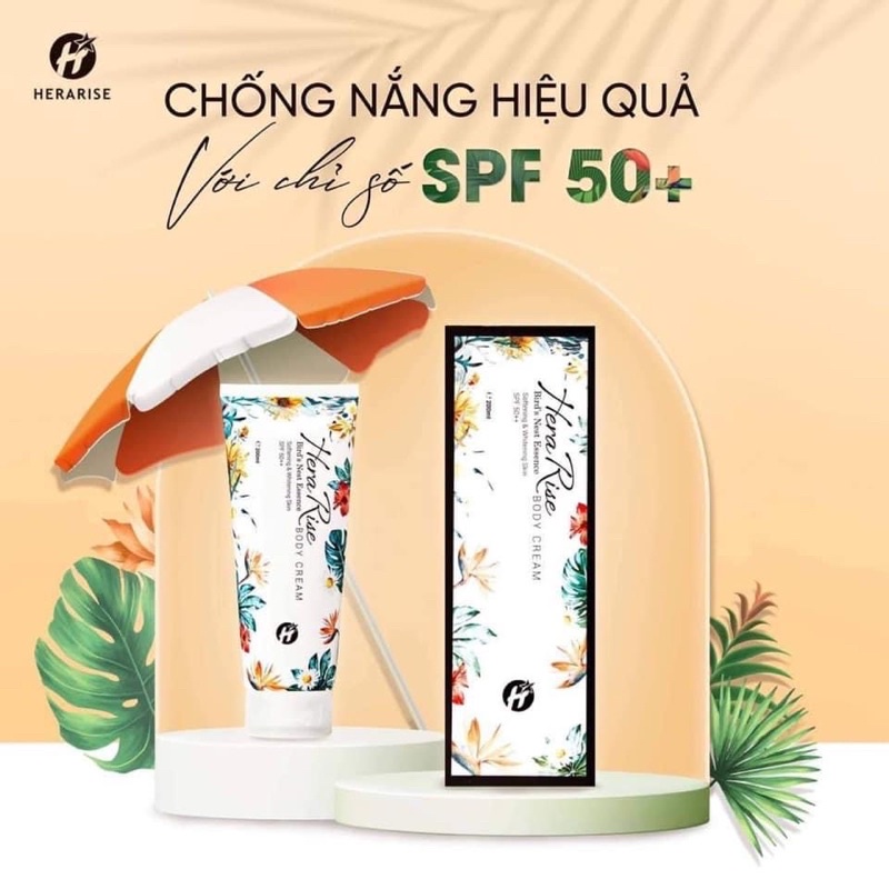 Kem body hera chống nắng