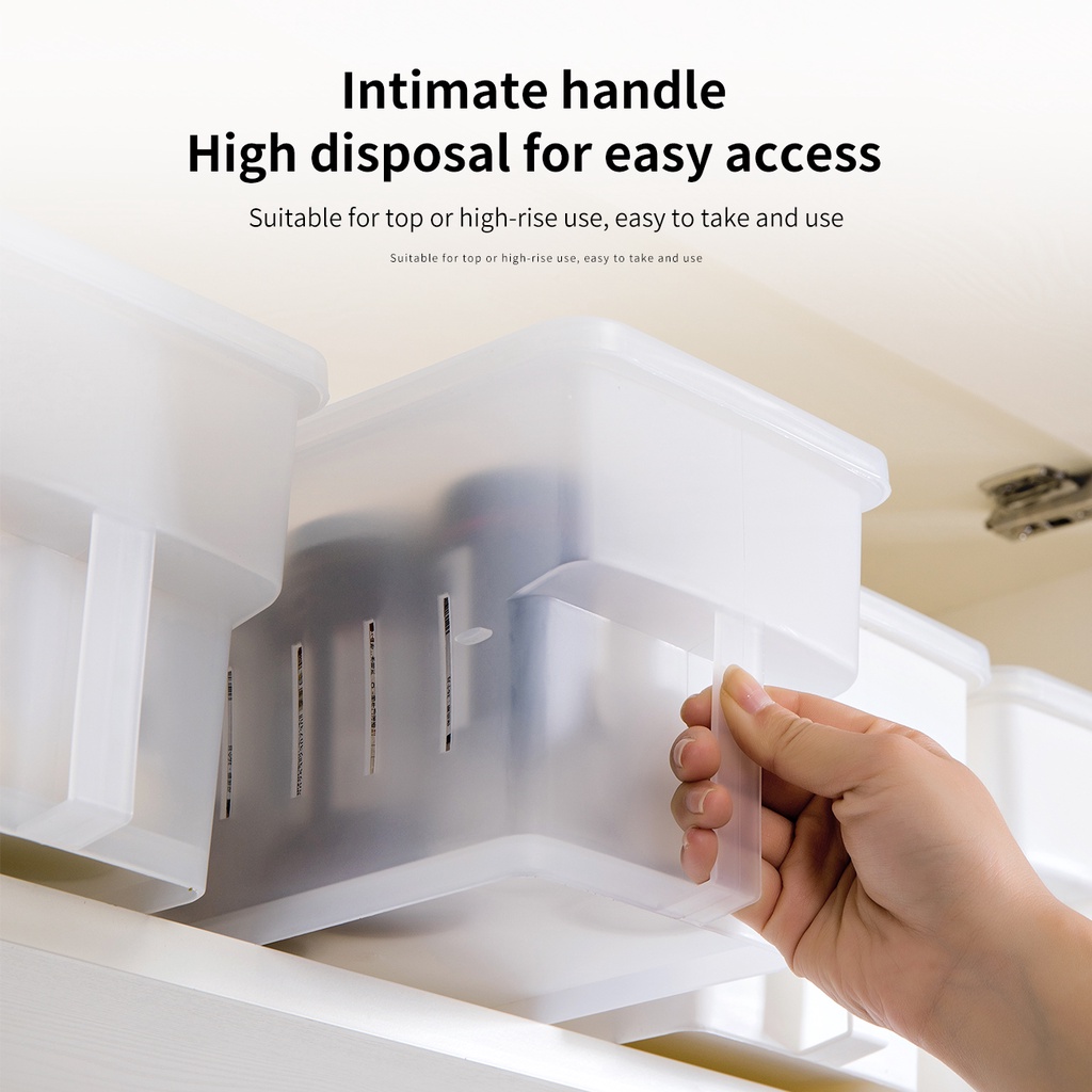 Hộp đựng thực phẩm Có Nắp Và Tay Cầm Dành Cho Nhà Bếp