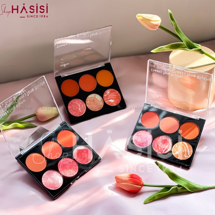 Bảng Phấn Má Hồng 6 Ô ODBO - Cheeky Tone Blusher OD146 15g