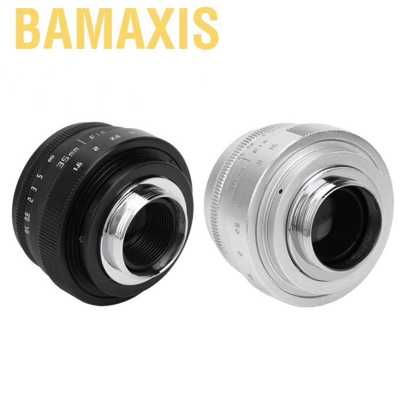 Bamaxis 35mm F1.6 CCTV C Mount Large Aperture Lens for Sony NEX M4/3 FX