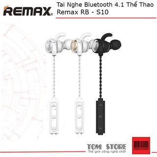 Tai nghe bluetooth v4.1 thể thao remax rb - s10 bảo hành 12 tháng