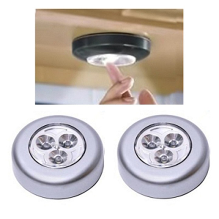 Bóng đèn led chạy pin dán tường , đèn led dán trền xe hơi ô tô siêu bền