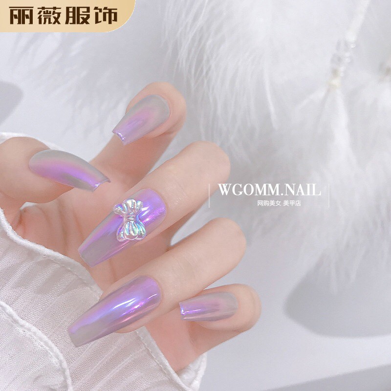 Tráng gương ánh hồng tím