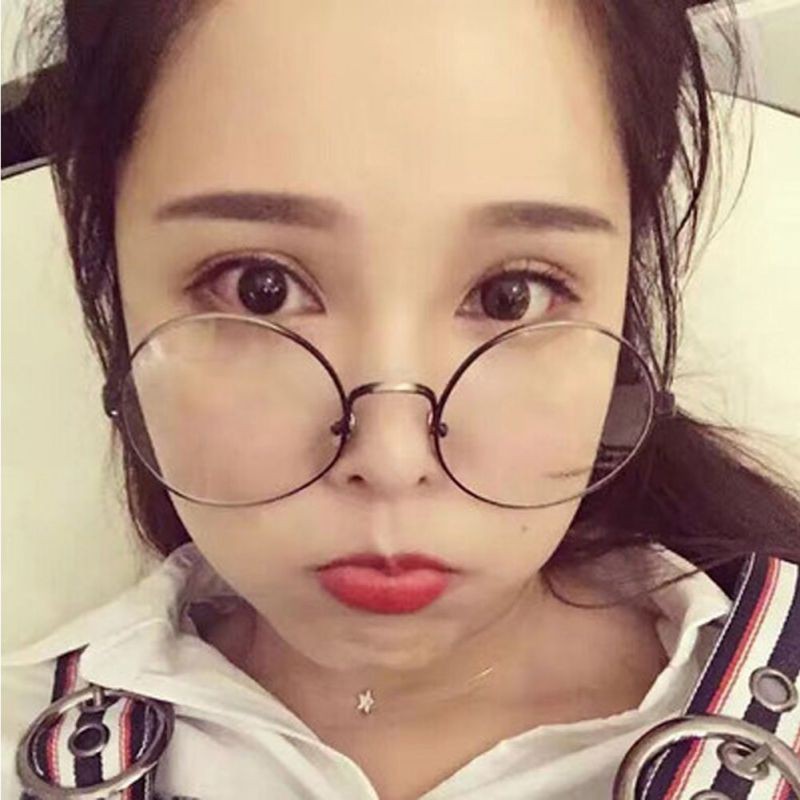 Mắt kính gọng tròn đơn giản thời trang cho nữ | BigBuy360 - bigbuy360.vn