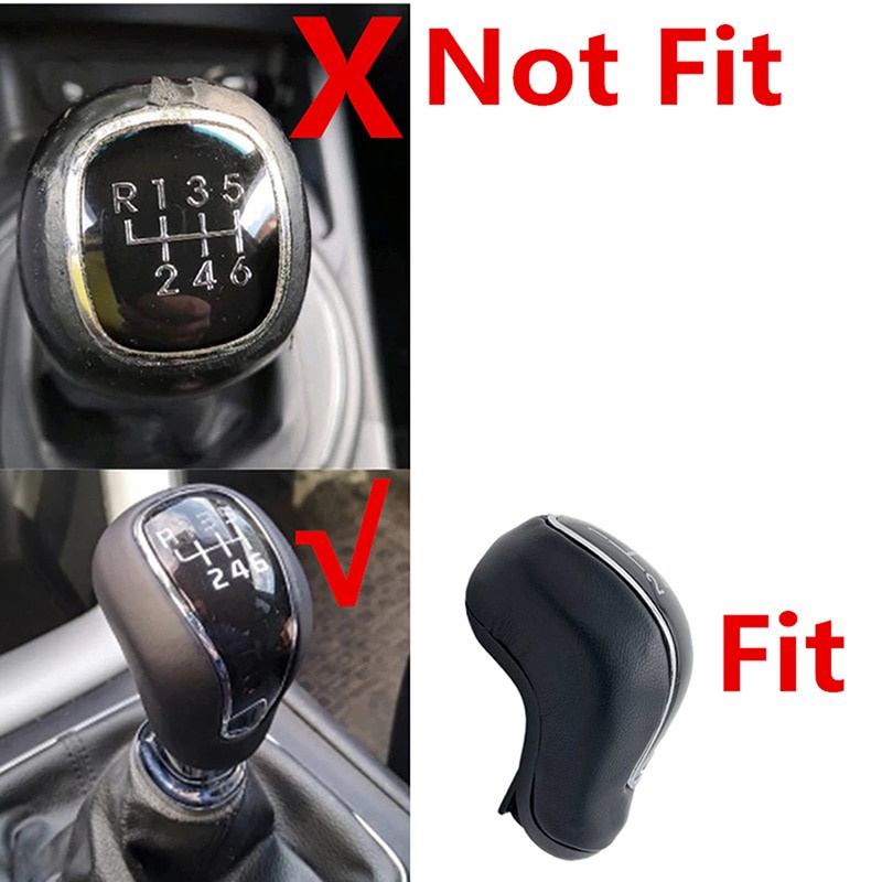 Tay Nắm Cần Số 5 / 6 Tốc Độ Bằng Da Cho hyundai ix25 creta kia forte cerato k3 2012-2016