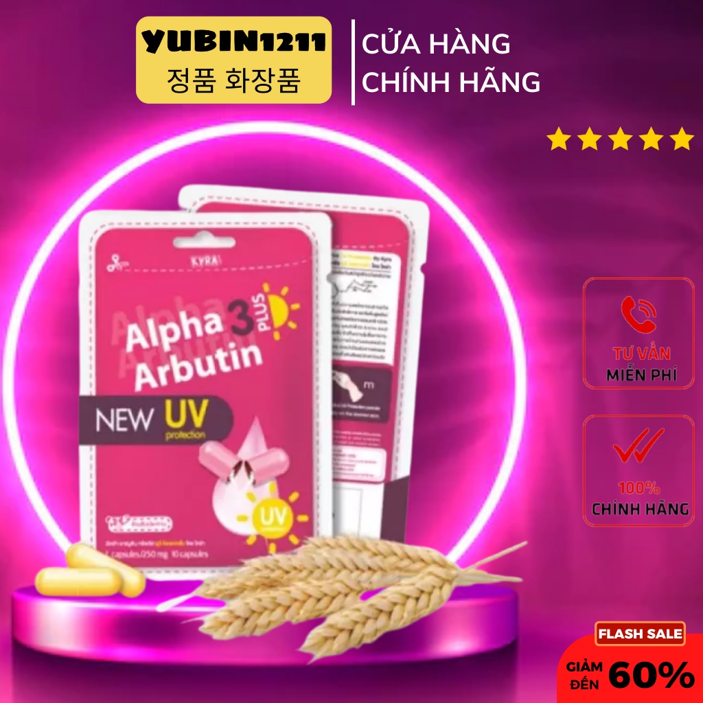 Viên Bột Kích Trắng ALPHA ARBUTIN 3 Plus