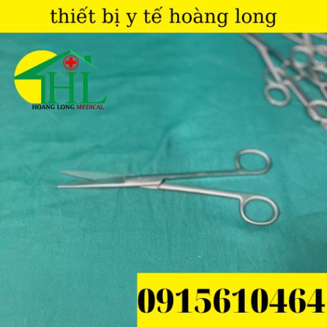 [Hàng Chính Hãng Parkistan] Kéo Y Tế Thẳng Nhọn 20cm- Kéo Cắt Chỉ