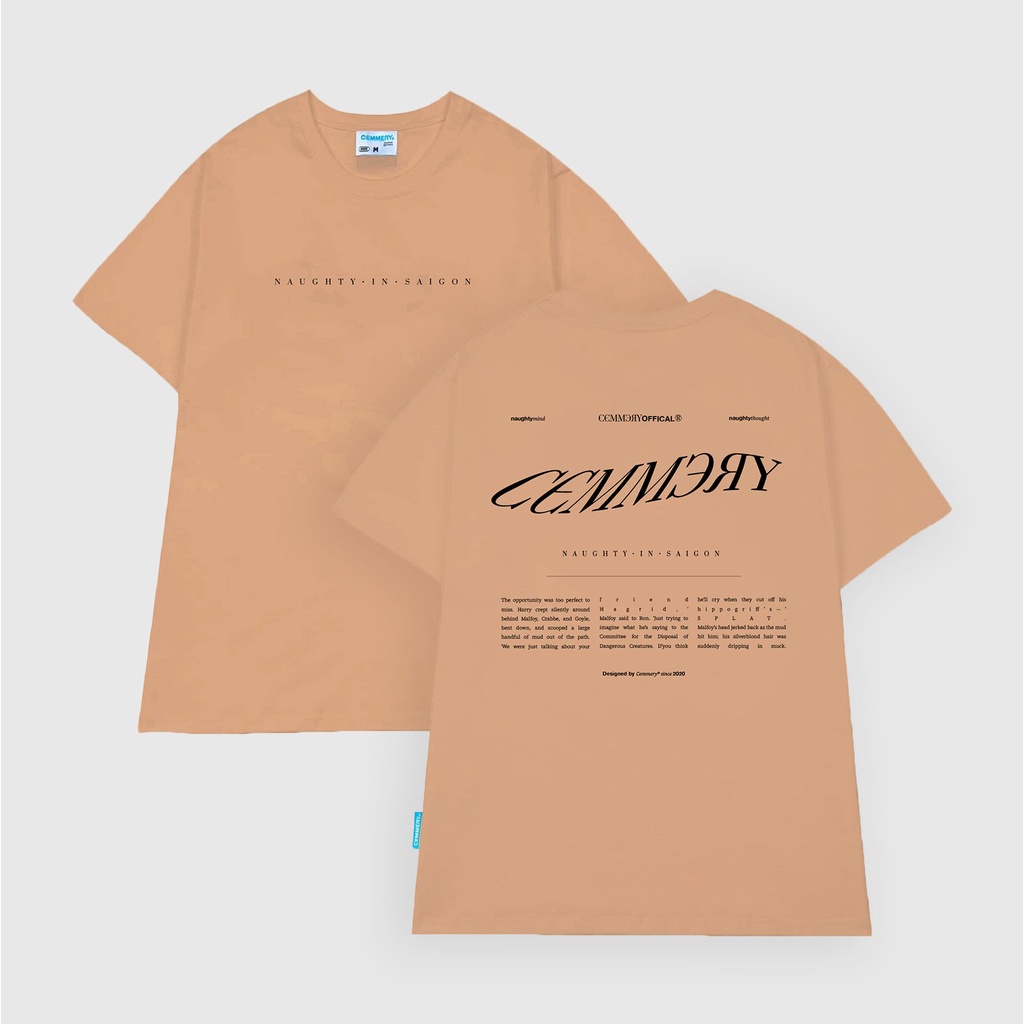 Áo thun LocalBrand CEMMERY " JOURNAL TEE " # Caremel | BigBuy360 - bigbuy360.vn