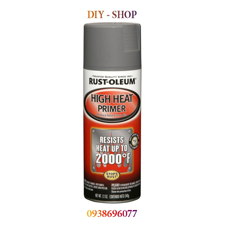 Sơn Lót Chịu Nhiệt Độ Cao - High Heat Primer 2000°F ( Sơn lót chịu nhiệt cao cấp đến từ Mỹ)