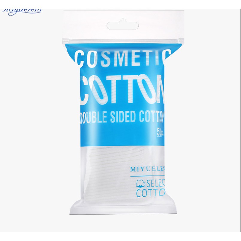 Bông Tẩy Trang Gói 50 Miếng MIYUELENI Dày Mịn Chính Hãng Nội Địa | BigBuy360 - bigbuy360.vn