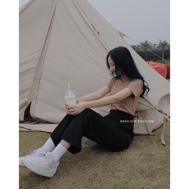 Áo thun co giãn nhiều màu form vừa Bazic one