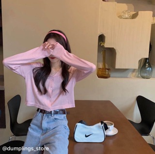 Áo cardigan croptop 5 màu