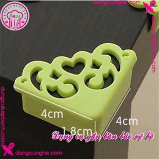 4 miếng bịt góc bàn silicon an toàn cho bé