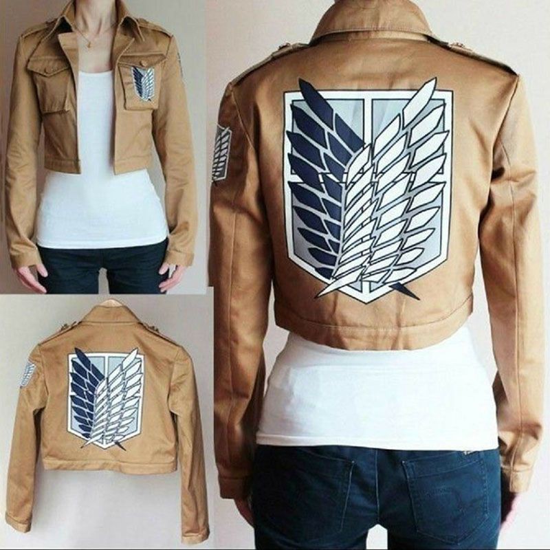 Áo Khoác Hóa Trang Nhân Vật Anime Attack On Titan Chât Lượng Cao