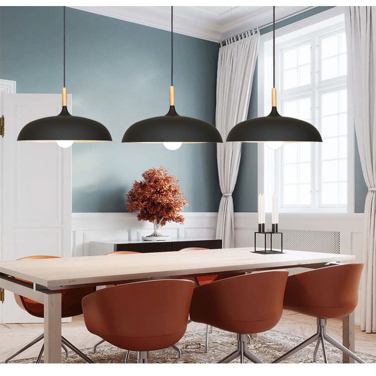 Đèn Thả đui Gỗ, SuperVilighting,Mã:DUIGO-D350, đèn thả trang trí phòng khách, bàn ăn, shop thời trang, Bảo hành 24 tháng