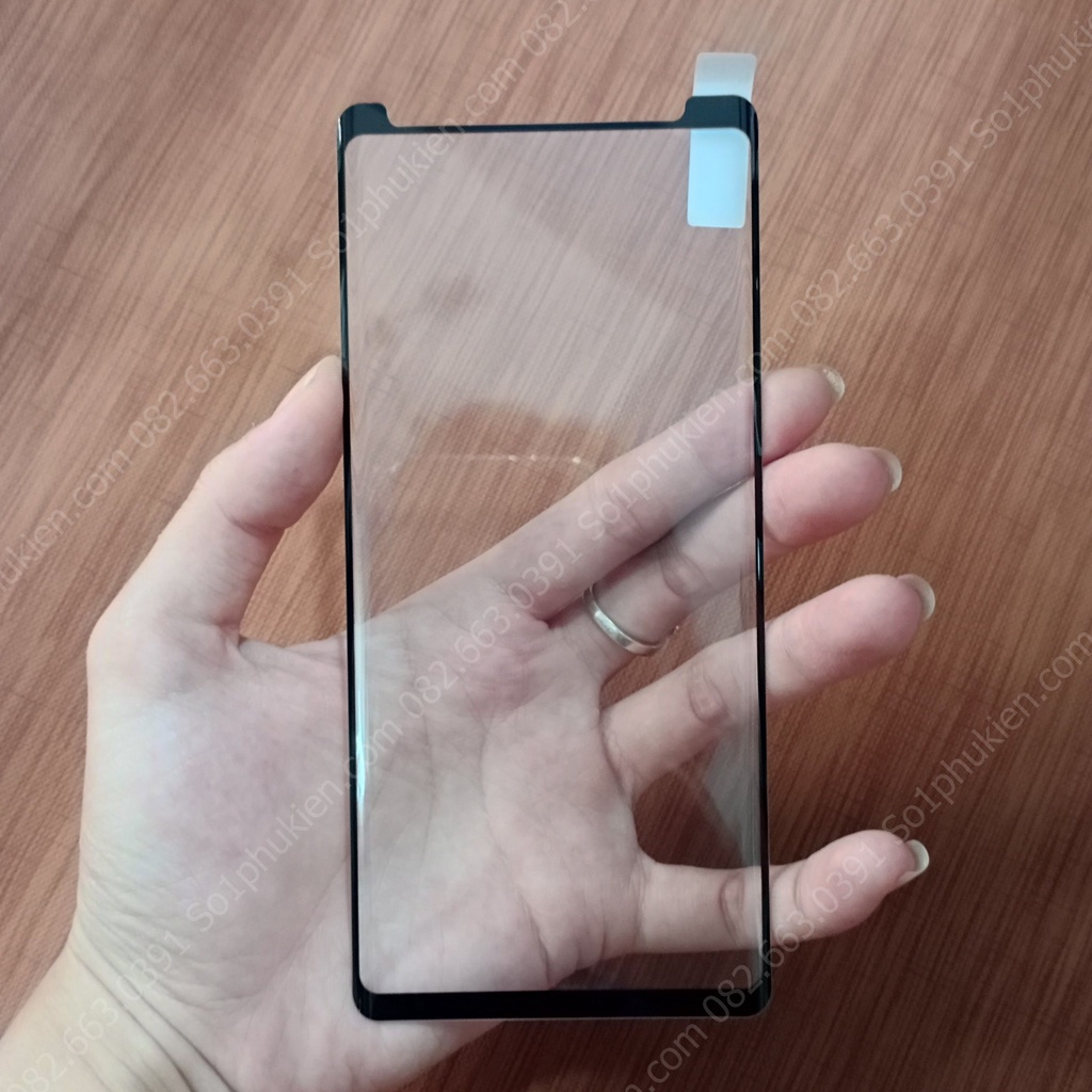 [HCM]Kính cường lực Samsung Note 9 full màn full keo, bo cong chuẩn đẹp