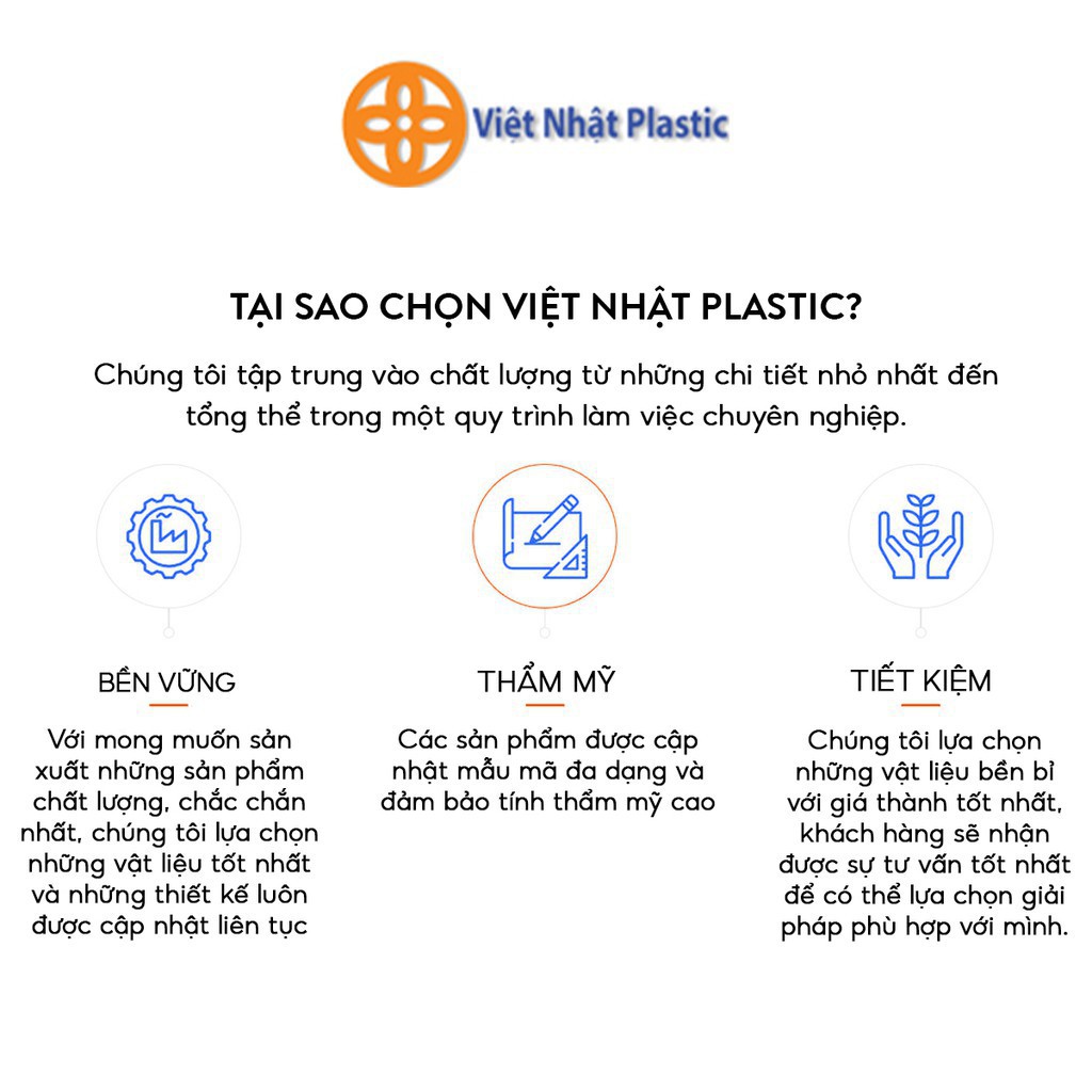 Giỏ đan đựng đồ loại to kích thước 35.2x26x21cm nhựa Việt Nhật Plastic có tay cầm tiện lợi