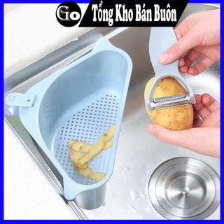 Kệ góc khay rổ bồn rửa chén bát - gocolo
