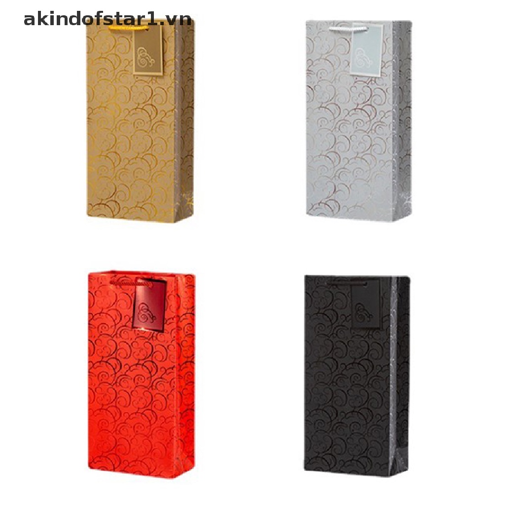 1 Túi Giấy kraft Đựng Rượu Có Tay Cầm Tiện Lợi