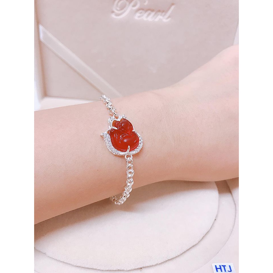 lắc tay hồ ly bạc