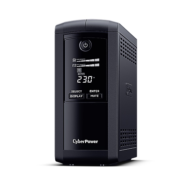 Bộ Lưu Điện UPS dòng cao cấp CyberPower VALUE Pro VP1000ELCD 1000VA/550W - Chính hãng; có điều khiển NAS,PC