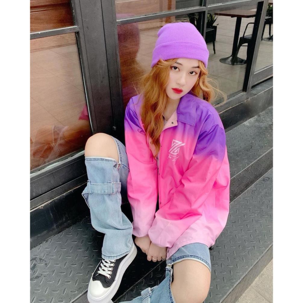 ÁO KHOÁC LOANG Z XANH HỒNG - ÁO BOMBER GIÓ LOANG CHỮ Z DÂY RÚT BO CHUN | BigBuy360 - bigbuy360.vn