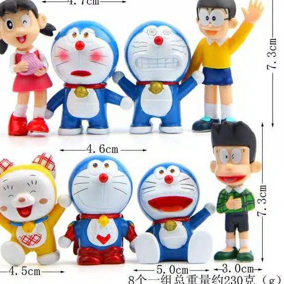 Mới Mô Hình Nhân Vật Phim Doraemon Nobita Shizuka Jaiko Oi2