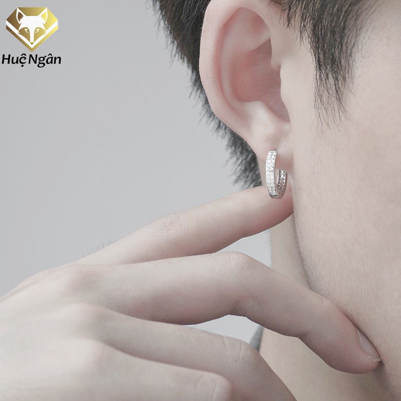 Bông tai bạc Ý 925 Huệ Ngân - Vòng xinh RYE140305