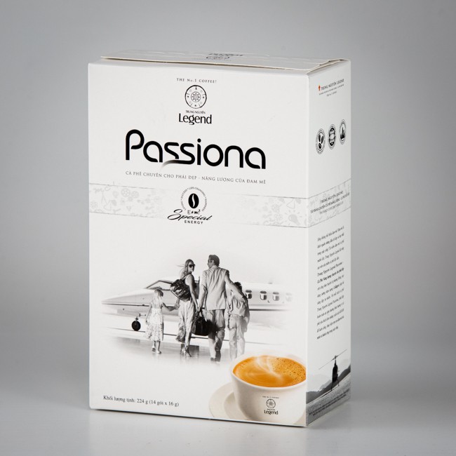 Cà phê Passiona hòa tan Passiona - Trung Nguyên Legend - Hộp 224gr