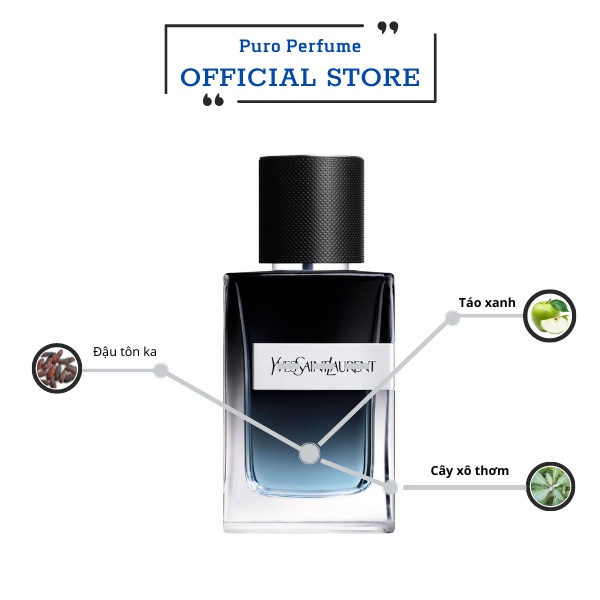 10ml Nước Hoa Nam Cao Cấp Y.S.L Y Eau de Parfum - EDP || Puro Perfume