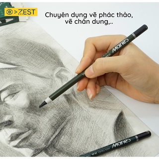 [Zest Corner] Bút chì than vẽ chân dung MARIES