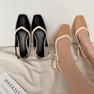 Slingback 2 màu