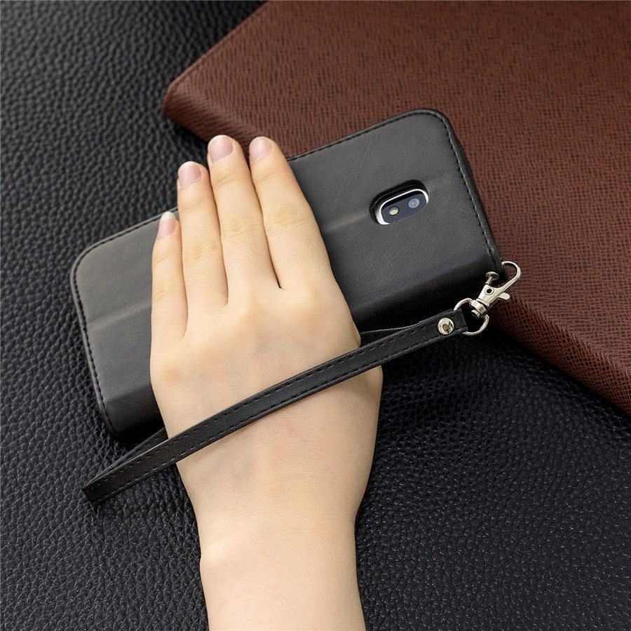 Bao nắp gập trơn màu cho điện thoại Samsung J3 Pro（2017）/J5 Pro（2017）/J7 Pro（2017） | BigBuy360 - bigbuy360.vn