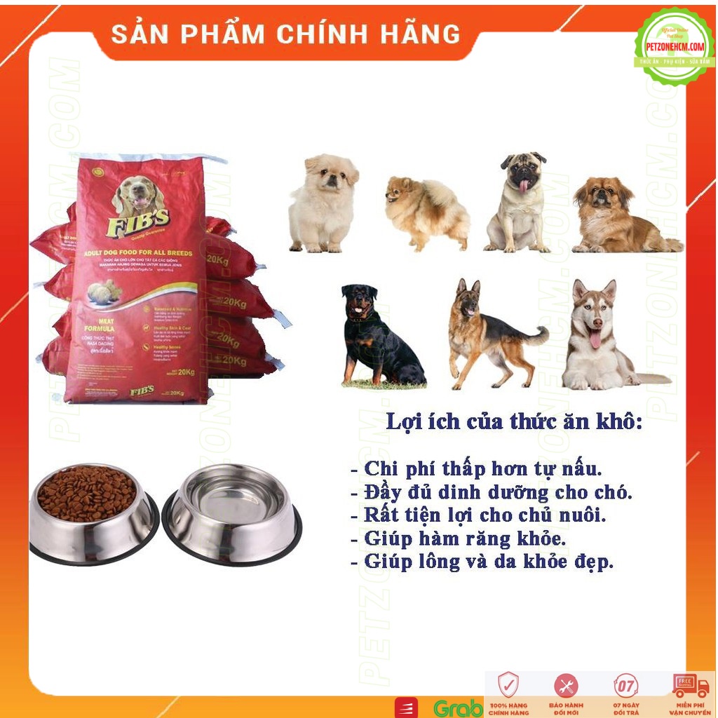 Thức ăn chó Ganador Fib's Adult Meat Formula 400gram 🏷️ FREESHIP🏷️ dùng cho chó trưởng thành, chó lớn