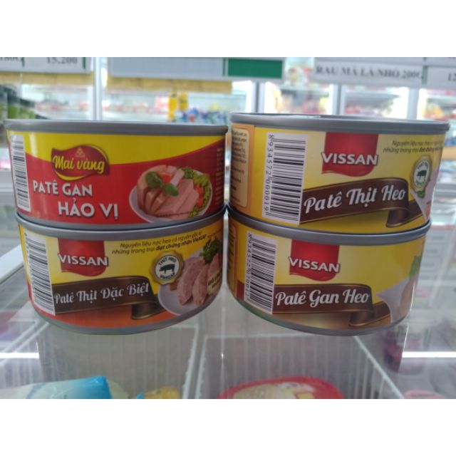 PATE GAN/THỊT HEO VISSAN 150G/170G / 397G