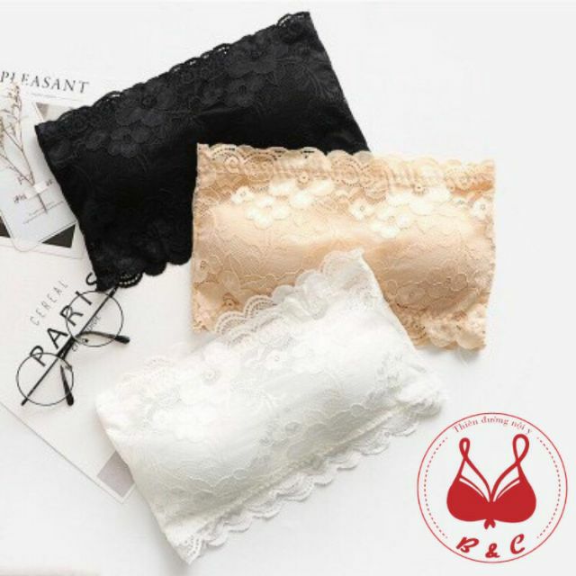 Áo REN QUÂY KHÔNG DÂY CÓ MÓC CÀI SAU CỰC QUYẾN RŨ DỄ MẶC 113 BC_CHIC LINGERIE