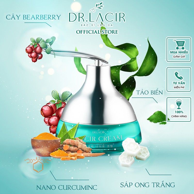 Kem Dưỡng Da Ban Đêm Whitening Smoothing Cream Drlacir | BigBuy360 - bigbuy360.vn