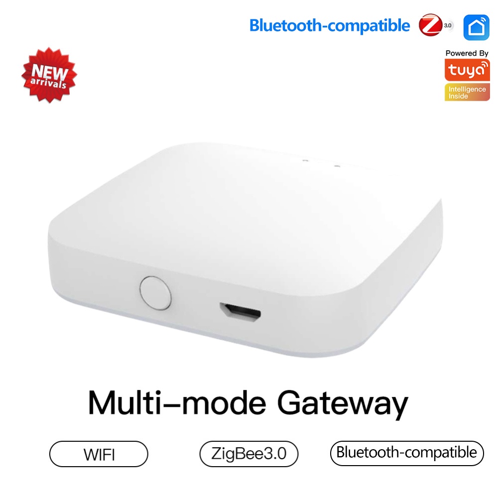 Tuya Zigbee3.0 Thông Minh Cổng Hub Đa Chế Độ Cầu Wifi Bluetooth Điều Khiển Từ Xa Không Dây Alexa Google Home